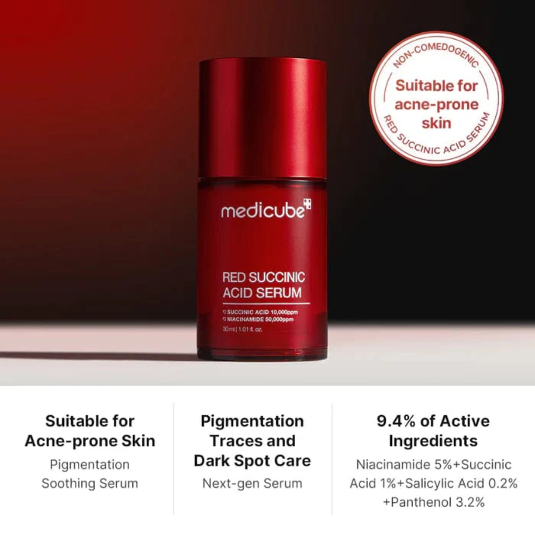 Red Succinic Acid Serum