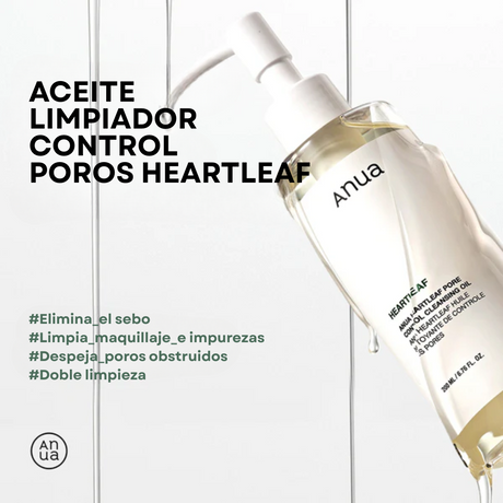 Aceite Limpiador de Poros con Extracto de Heartleaf