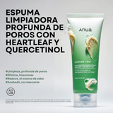 Espuma Limpiadora Profunda para Poros Heartleaf Quercetinol