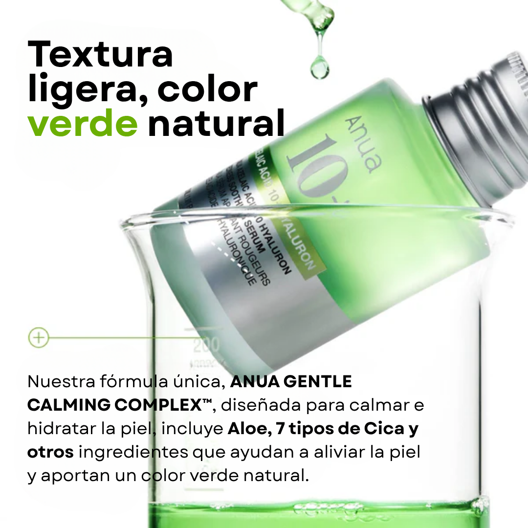 Sérum Calmante para enrojecimiento con Ácido Azelaico 10 y Ácido Hialurónico