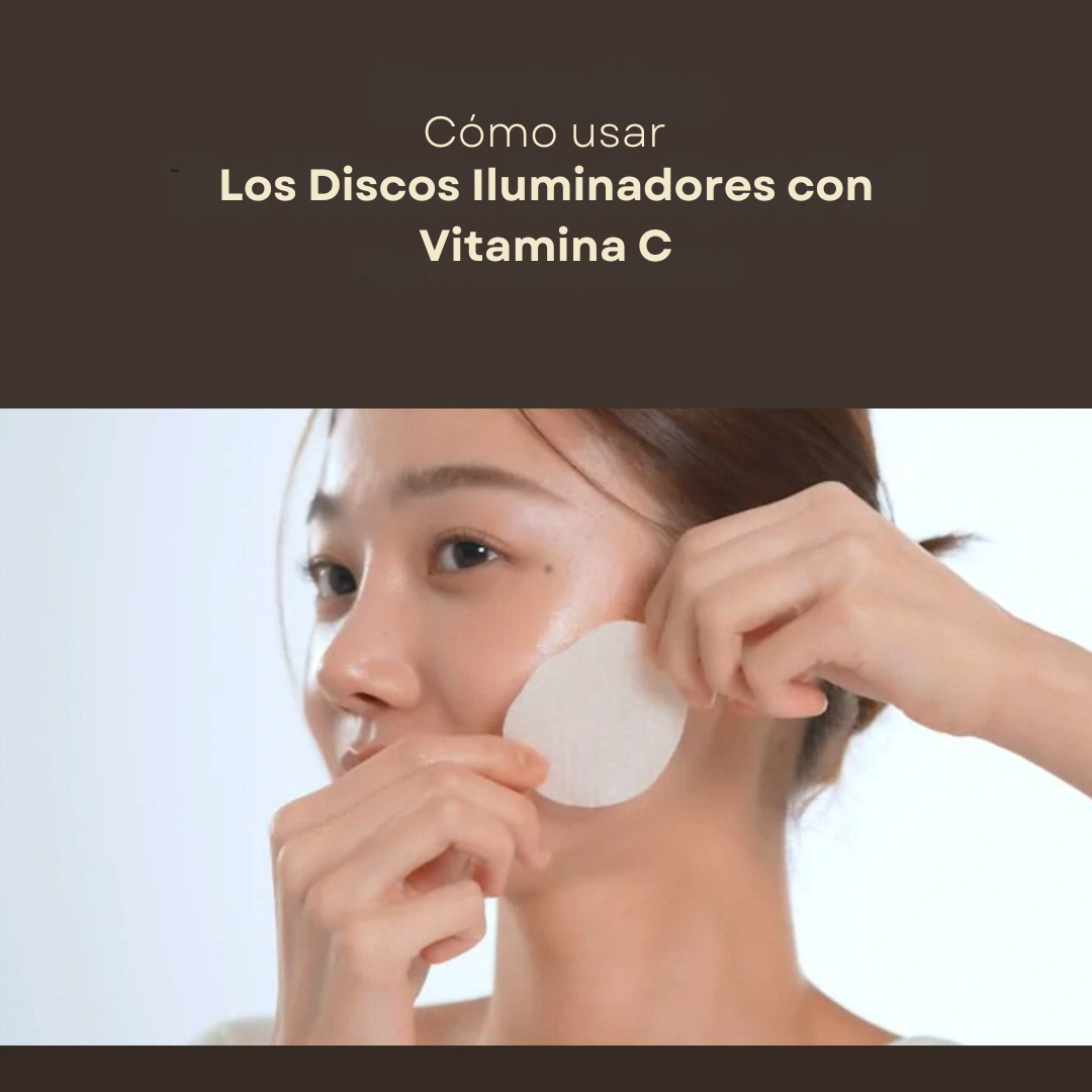 Discos Iluminadores con Vitamina C